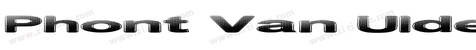 Phont Van Ulden字体转换
